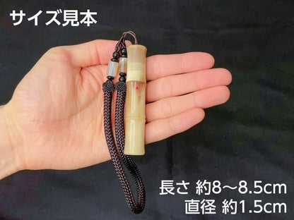 粉入れ 牛角製