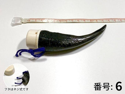 ギリ粉入れ 角製 カモシカ 高級